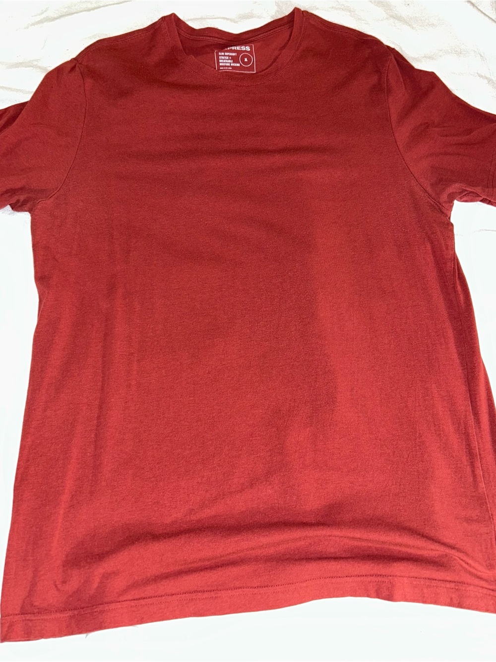 Express Men’s Short Sleeve Crew Tee - Brick Red